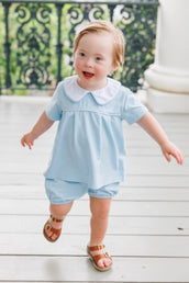 Beckham Bloomer Set in Light Blue PRE-ORDER
