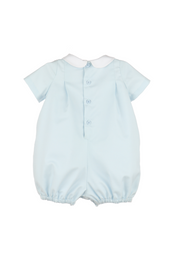 Smock Bib Boy Bubble, Blue