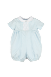 Smock Bib Boy Bubble, Blue