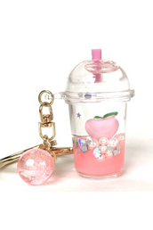 Pink Pearl Floaty Key Chain