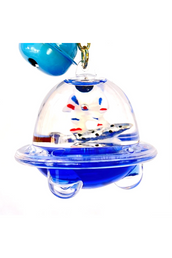 Astronaut UFO Floaty Key Chain