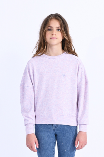 Knitted Sweater in Mauve