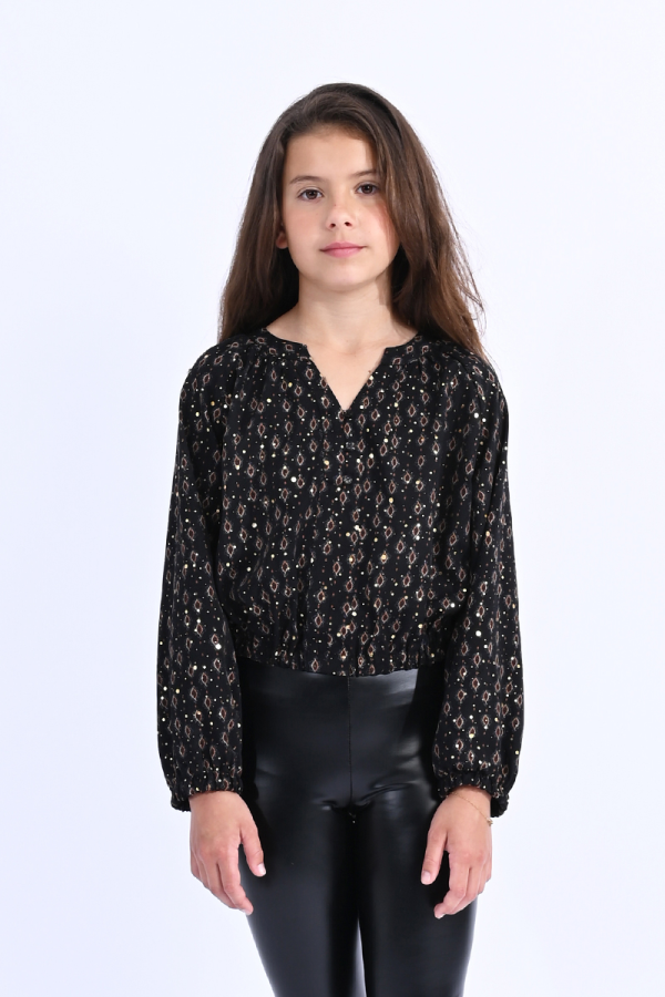 Black Jude Woven Blouse