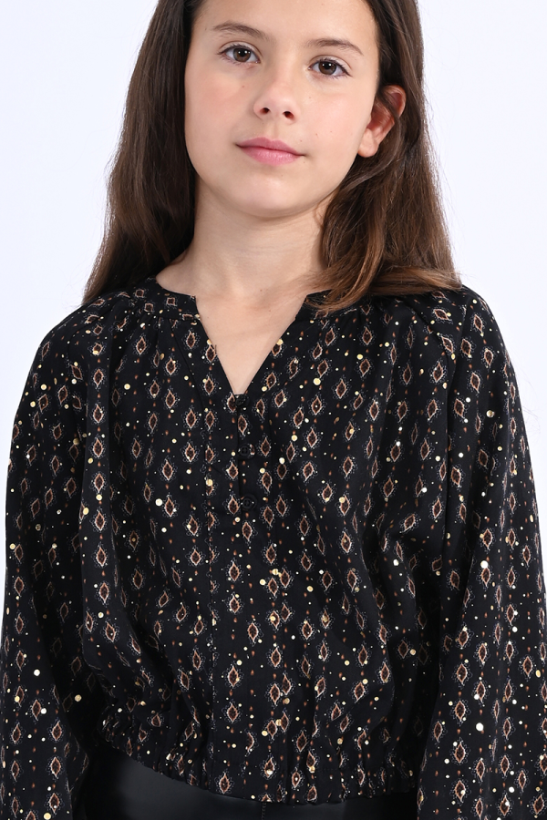 Black Jude Woven Blouse