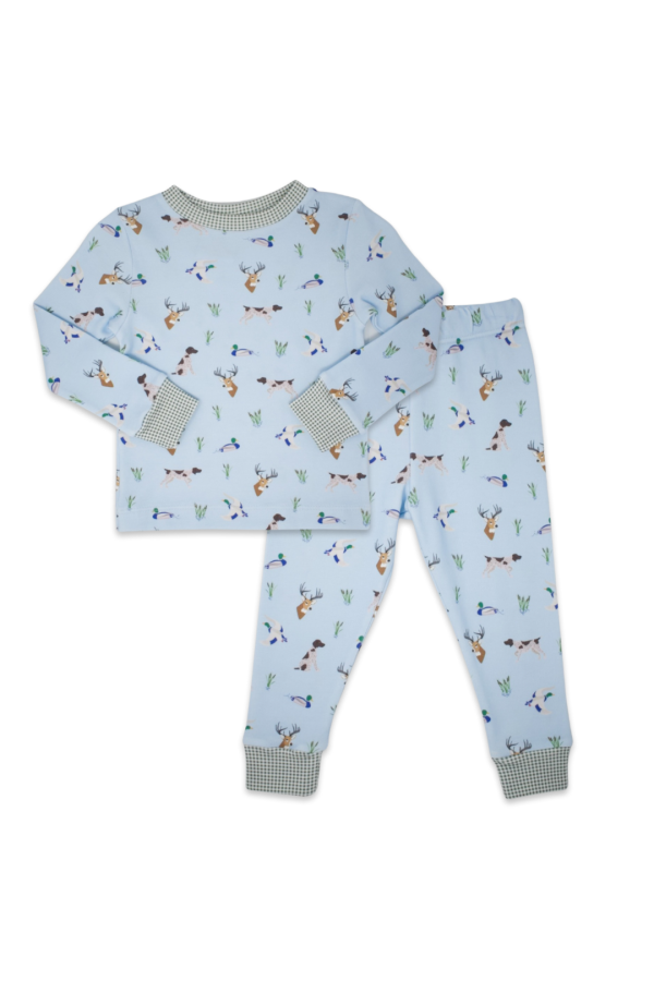 Sweet Pea PJ Set - Hunter