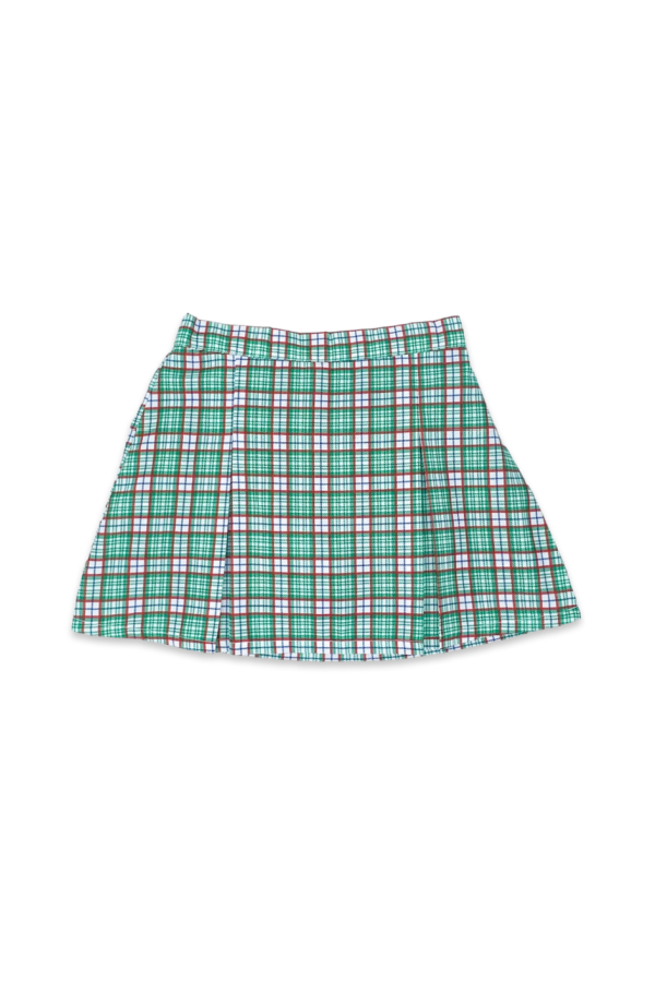 Sophie Skirt - Green Plaid