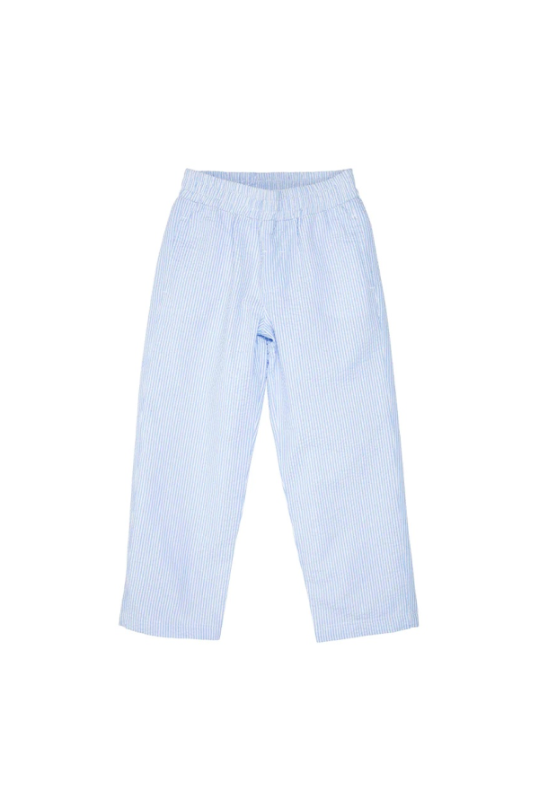 Sheffield Pants Breakers Blue Seersucker