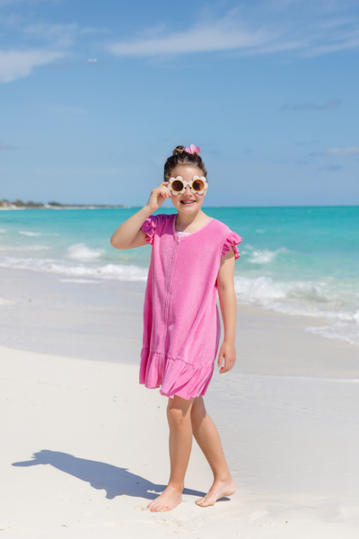 Camille Cover Up Hamptons Hot Pink