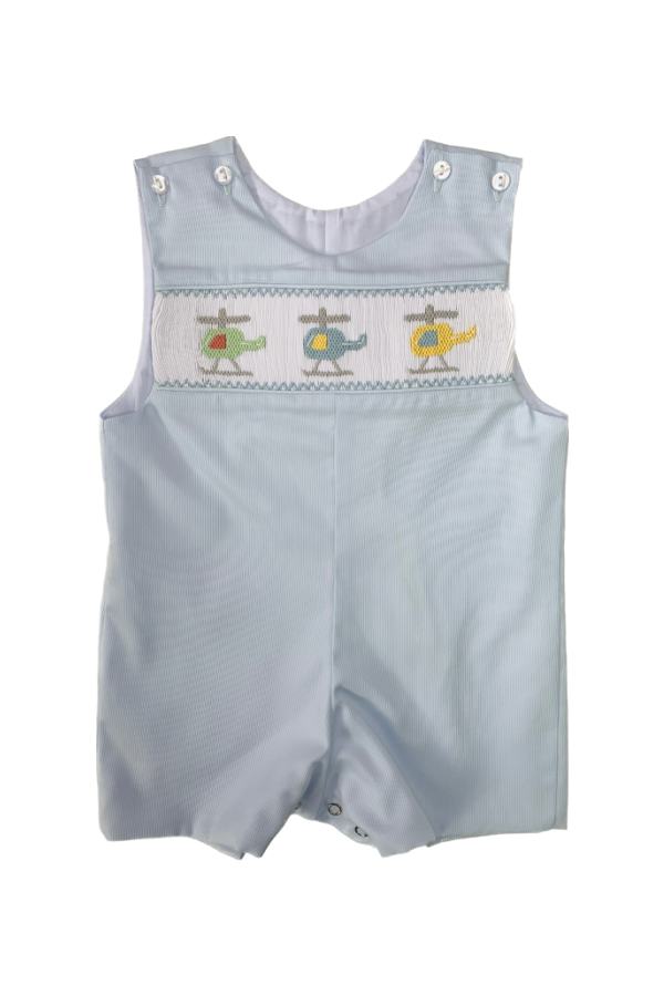 Helicopter Smocked Shortall
