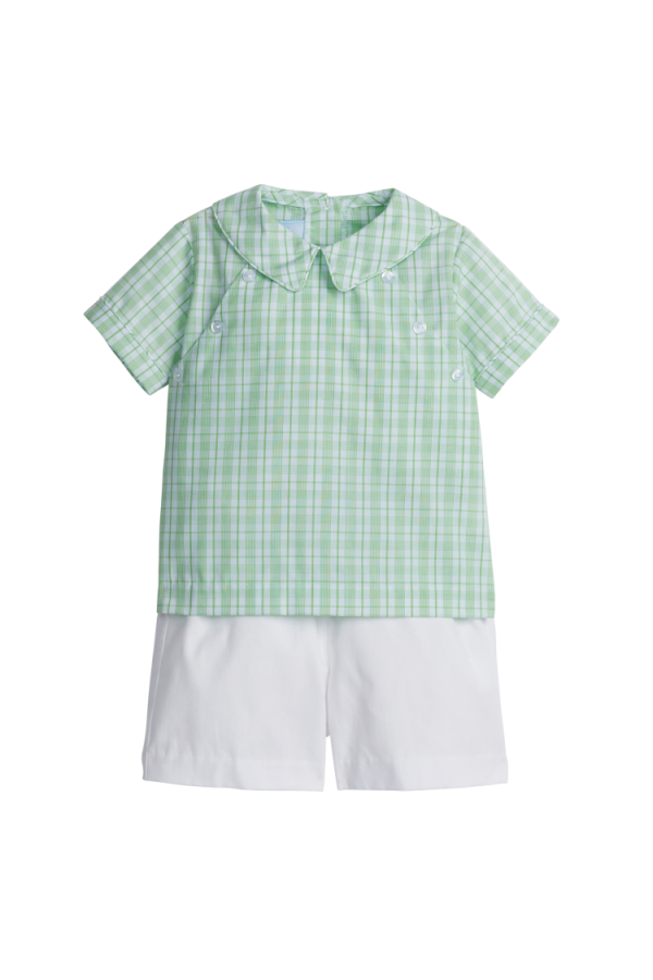 Walker Short Set in Fairway Plaid