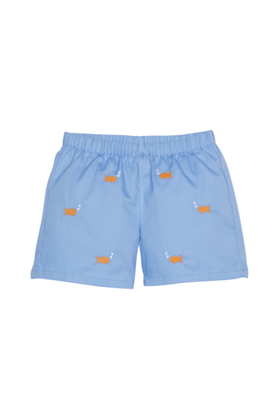 Embroidered Basic Goldfish Short