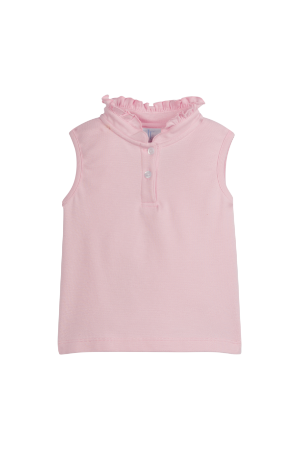 Sleeveless Hastings Polo Light Pink