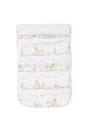 Noah's Print Burp Cloth in Pink