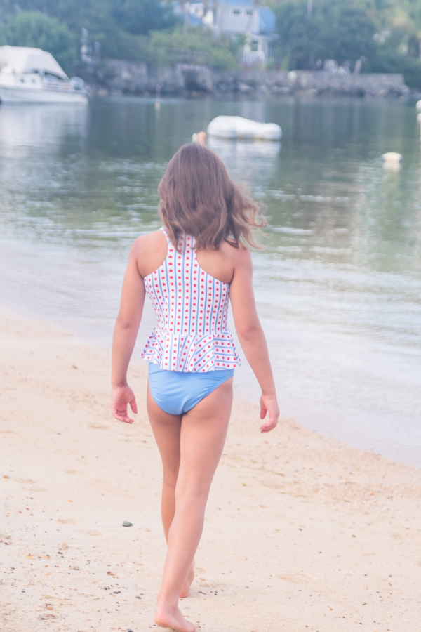Collette Two Piece Swimsuit Stars and Stripes