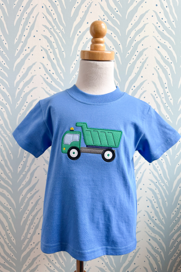 Dump Truck Applique T-Shirt
