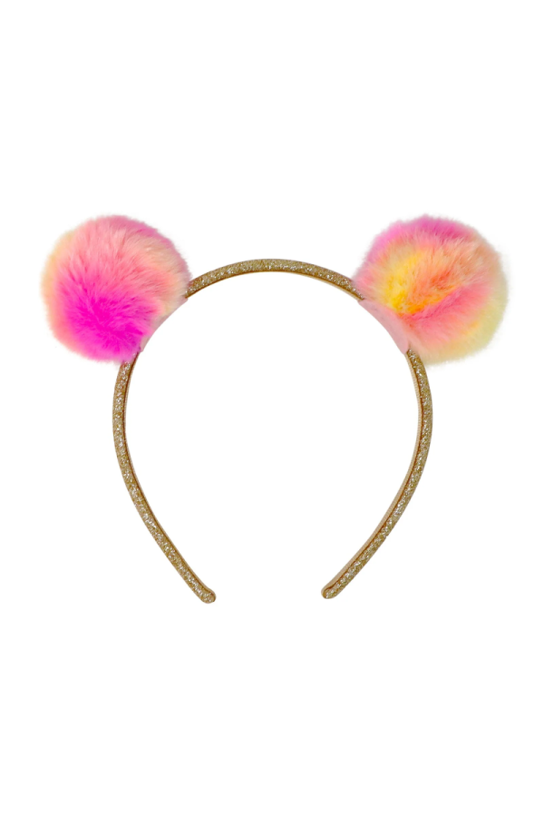 Twin Fluffy Pom Pom Headband