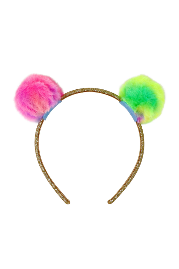 Twin Fluffy Pom Pom Headband