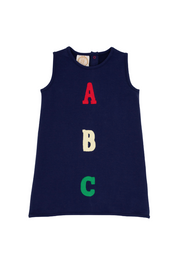 Annie Apron Dress ABC Nantucket Navy Richmond Red