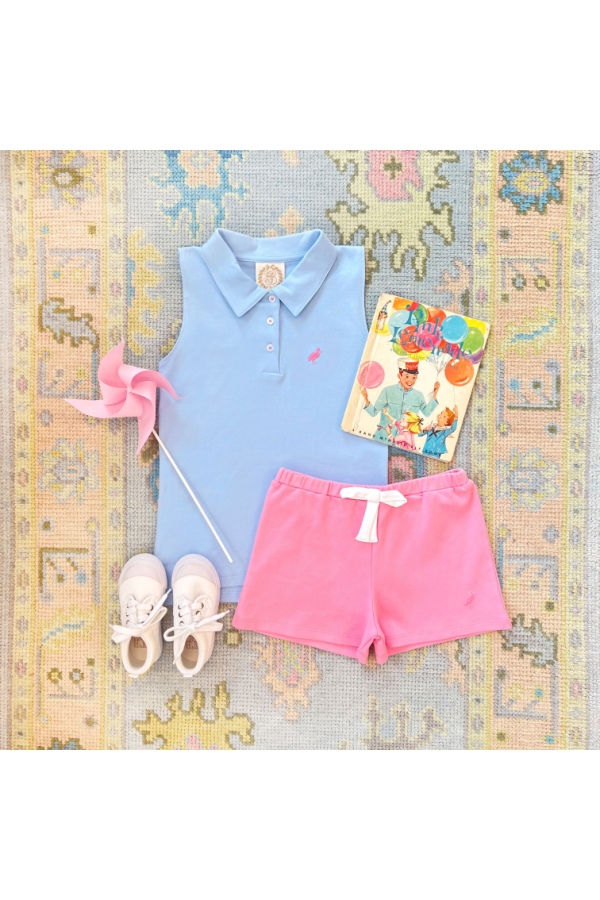 Paige's Proper Polo Beale Street Blue Hamptons Hot Pink