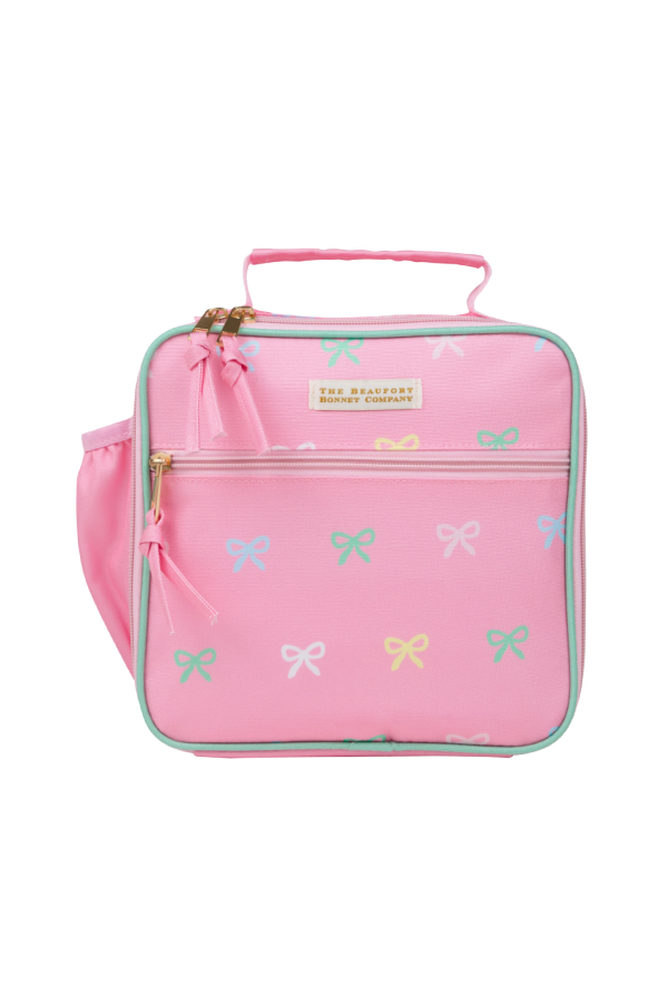 Leighton Lunch Box Recess Ribbons Palm Beach Pink