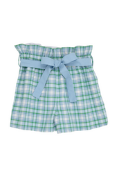 Maddie Bea Bag Shorts Eastpoint Plaid Barrington Blue