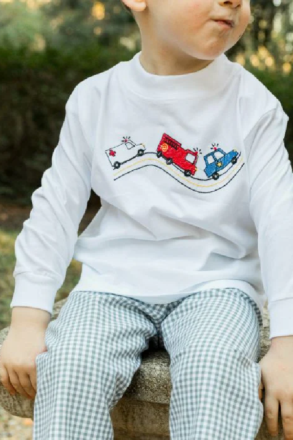 Emergency Vehicles Boy Pant Set