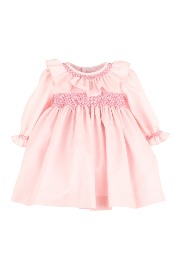 Cozy Club Smock Dress Pink