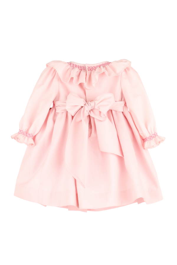 Cozy Club Smock Dress Pink