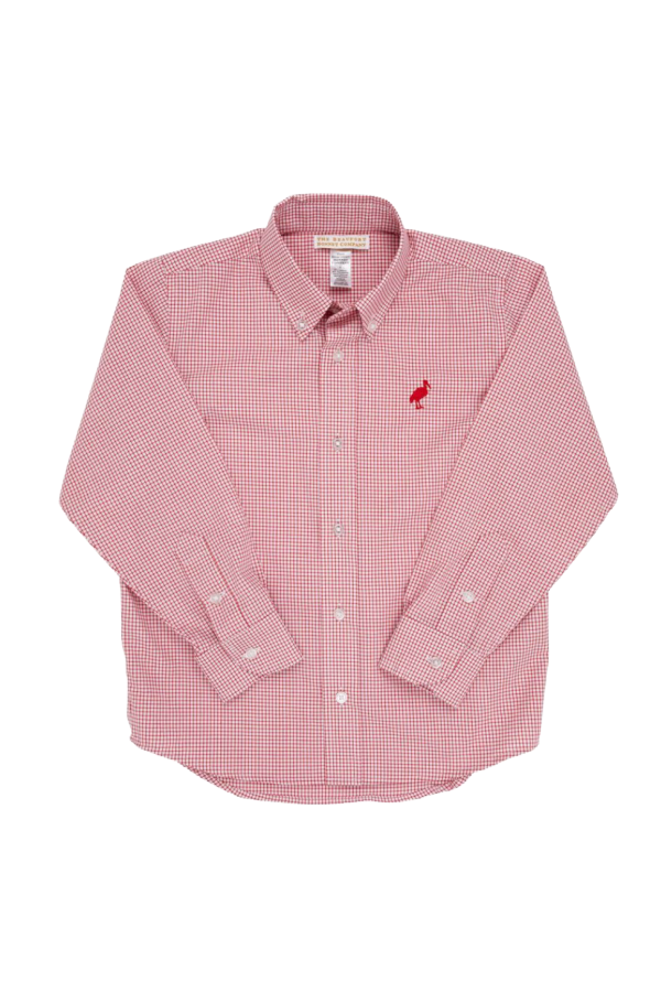 Deans List Shirt Richmond Red Windowpane