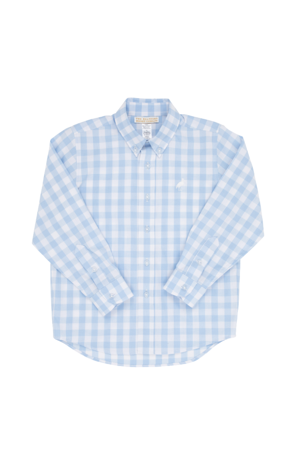 Deans List Shirt Beale Street Blue Check