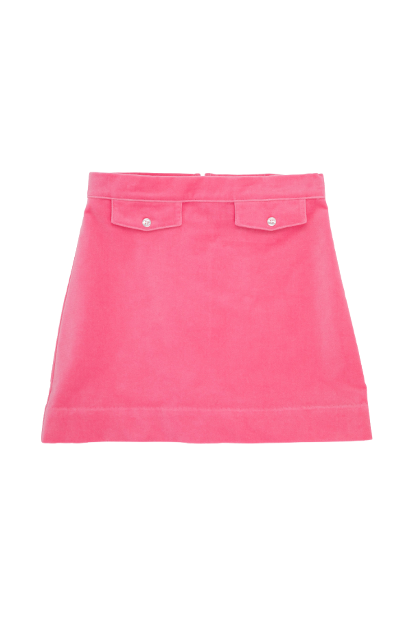 Perrin Pocket Skirt Velveteen Romany Rose