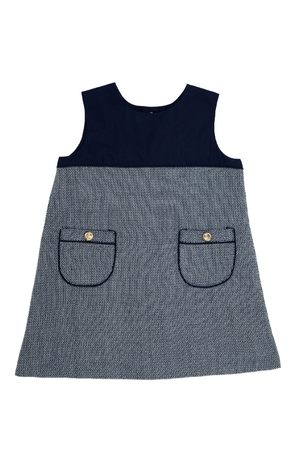 Jill Jumper Nantucket Navy Tweed