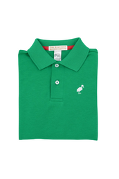 Prim and Proper Long Sleeve Polo Kiawah Kelly Green