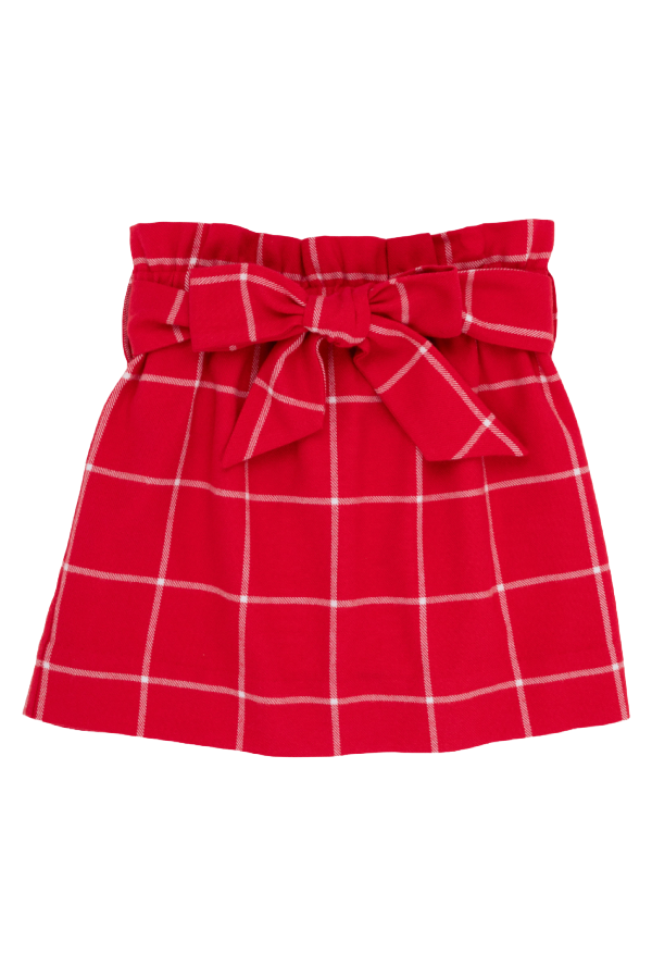 Beasley Bow Skirt Woodland Avenue Windowpane