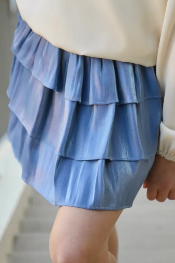 Luna Skirt Blue Shimmer