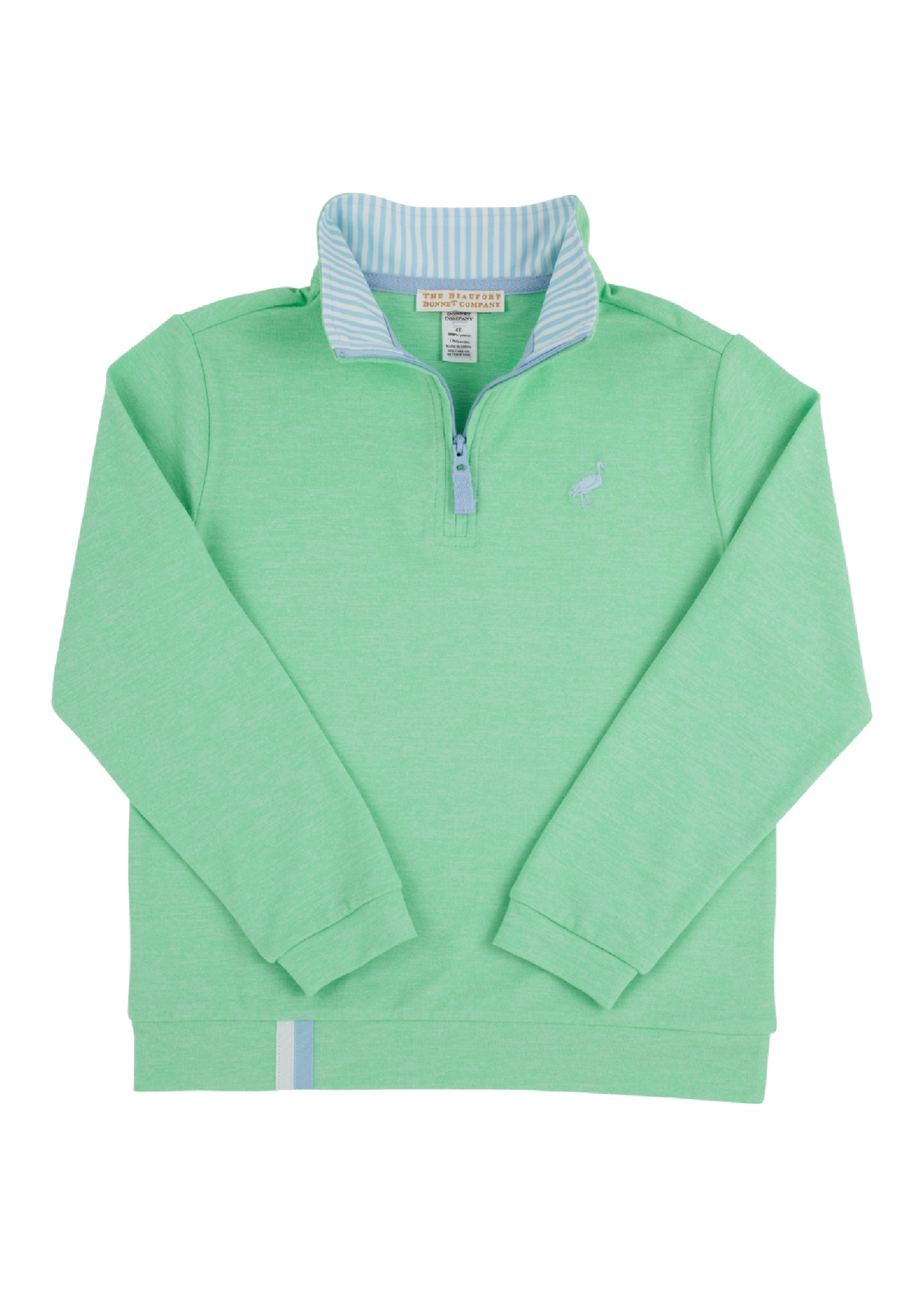 Prepletic Hayword Half Zip Grace Bay Green