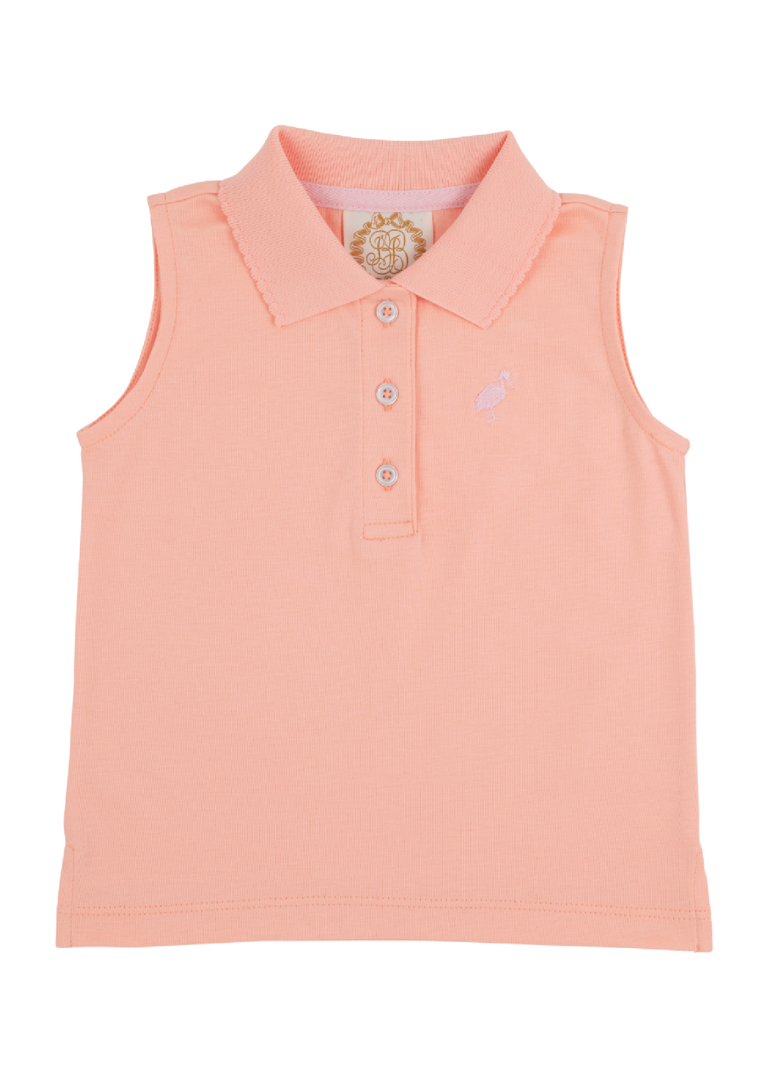 Sleeveless Anna Price Polo Pompano Peach Palm Beach Pink