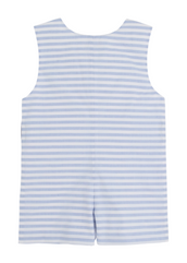 Jack Keene Jon Jon Broadcloth Park City Periwinkle Stripe Nantucket Navy