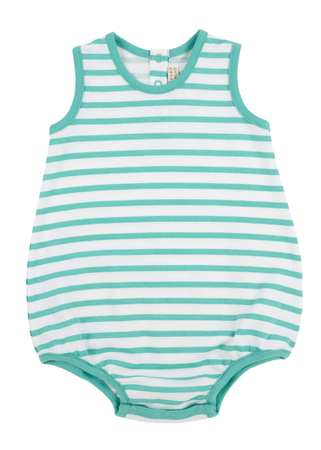 Patton Play Bubble Pima Turks Teal Stripe