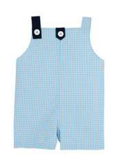 Teddy's Jon Jon Brookline Blue Mini Gingham Nantucket Navy