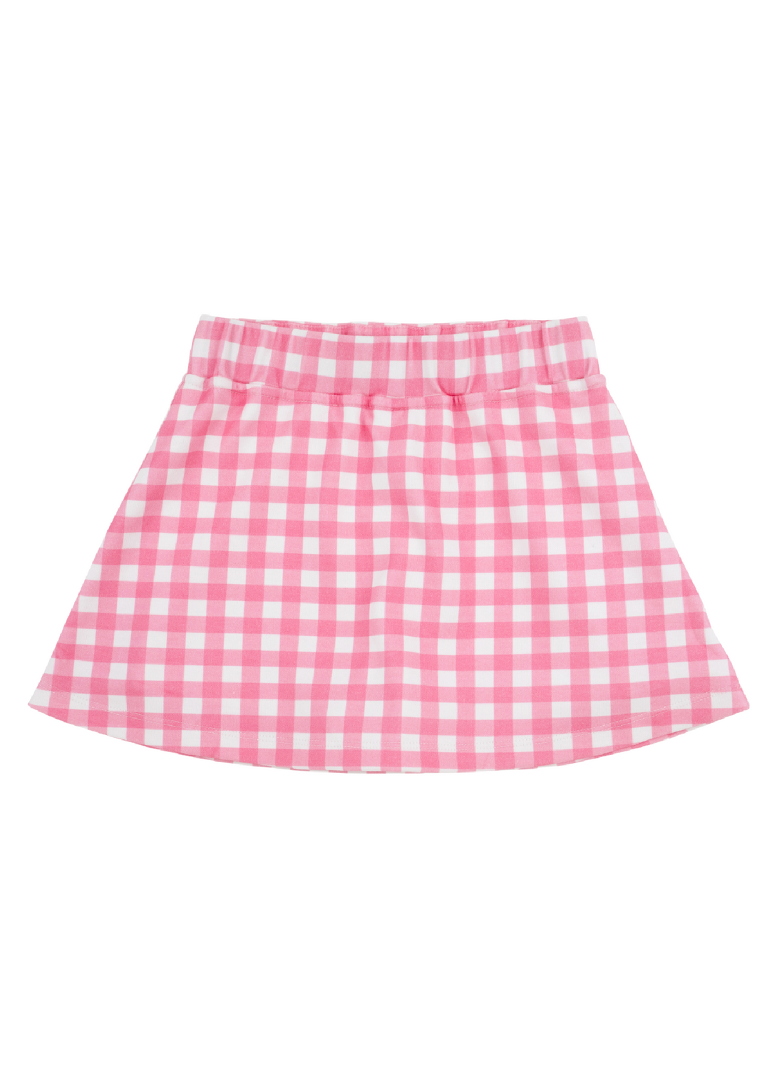 Searcy Skort Knit Hamptons Hot Pink Gingham