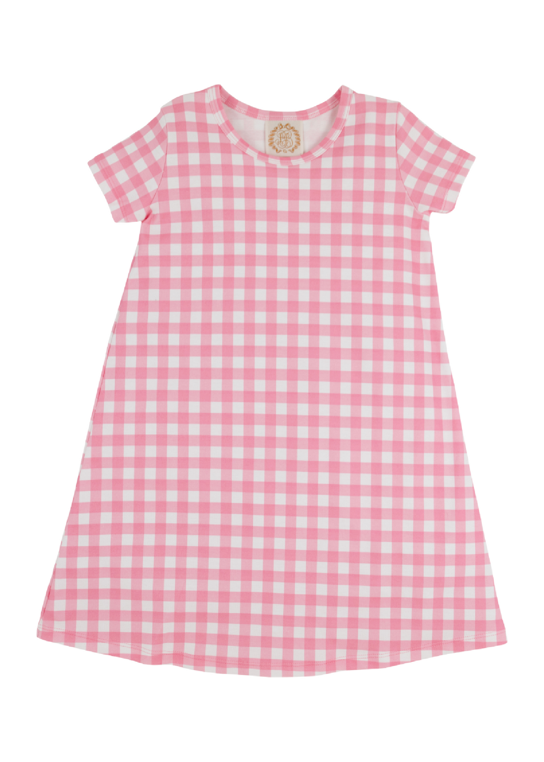 Polly Play Dress Hamptons Hot Pink Gingham