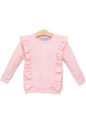 Laura Ruffle Pullover Light Pink