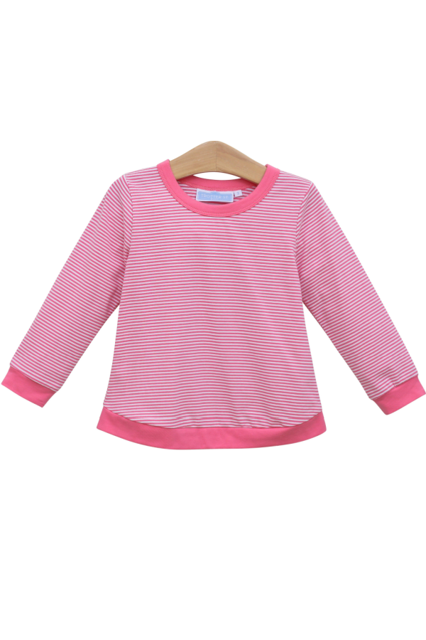 Reagan Top Pink Stripe