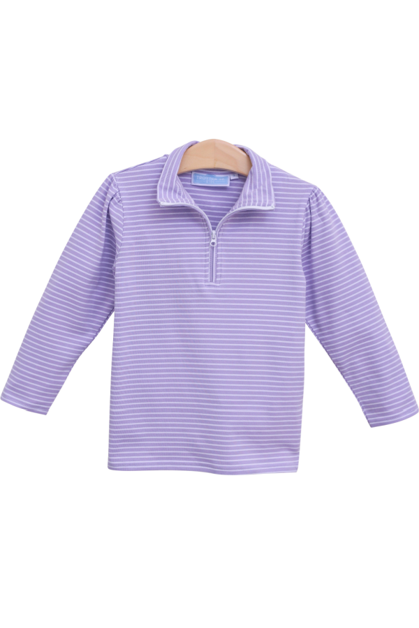Tori Pullover Lavender Stripe