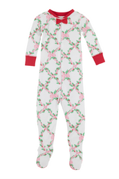 Noelle's Night Night Footed TBBC Holly-Day/Richmond Red