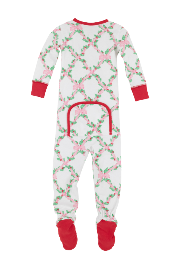 Noelle's Night Night Footed TBBC Holly-Day/Richmond Red