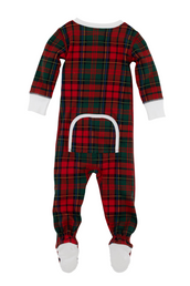 Knox's Night Night Footed Paces Mill Plaid/Worth Ave White