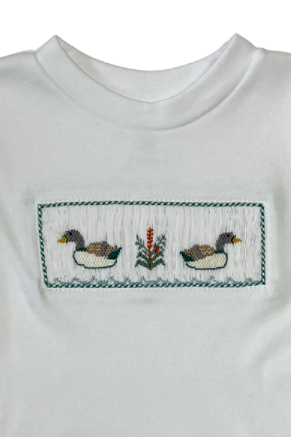 Tom Long Sleeve Duck Smocked T-Shirt