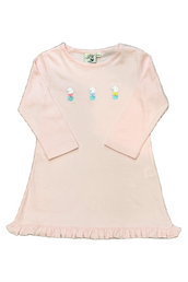 Light Pink Dress with Embroidered Golf Balls